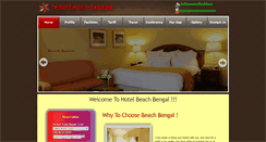 Desktop Screenshot of hotelbeachbengal.com